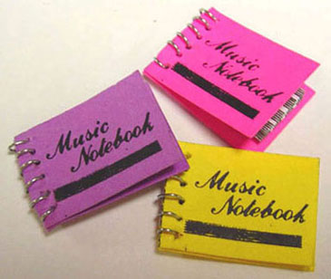 BYBSD83 - Music Notebook 3 Pcs.