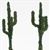 CA0301 - Medium Saguro Cactus, 4-1/4 Inches, 2 Pieces