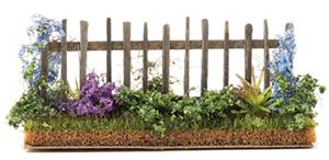 CA0410 - Garden Fence with Blue Flowers
