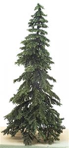 CA0538 - Appalachian Green Spruce Tree on Spike, 8 Inches
