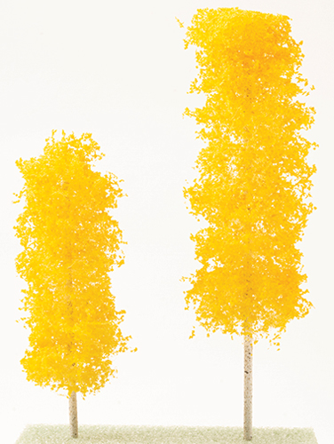 CA0579 - Autumn Aspen Grove Tree on Spike, Yellow, 6&quot;/9&quot; Pack
