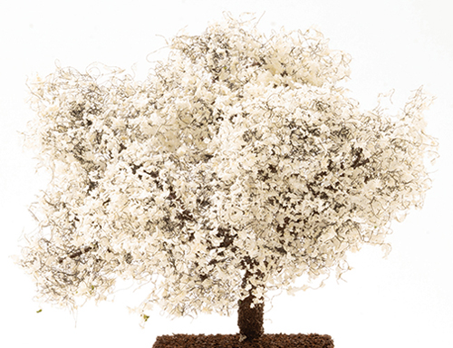 CA1560 - Ornamental White Dogwood Tree on Spike, 4 Inches