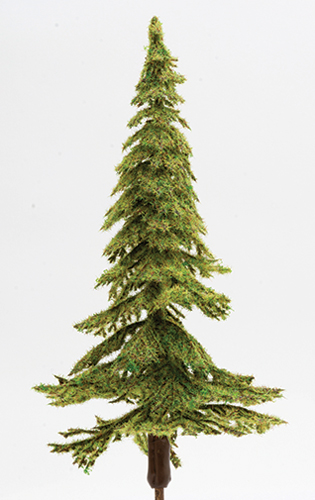 CA5547 - 8&quot; Light Green Spruce Tree on Spike