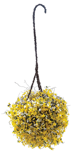 CAHBL19 - Hanging Basket: Yellow-White, Large