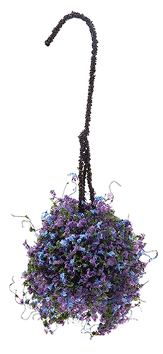 CAHBS17 - Hanging Basket: Purple-Blue, Small