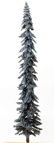 CAST0615 - Spruce Tree on Spike, 20 Inch Tall, Blue