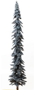 CAST0615 - Spruce Tree on Spike, 20 Inch Tall, Blue