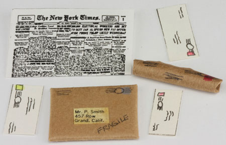 CAR1198 - Mailing Tube, Package, And Letters