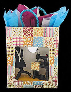 CAR1452F - Sewing Gift Bag with Window Display/Fill/As