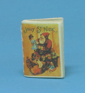 CAR1647 - Jolly Saint Nick, Readable Book, Antique Repro