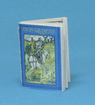 CAR1648 - Don Quixote, Readable Book, Antique Repro