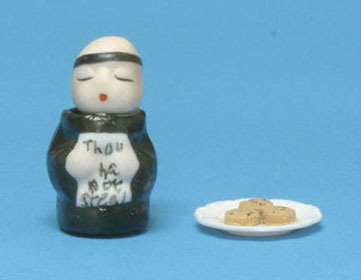 CARS10569 - Thou Shall Not Steal Monk Cookie Jar W/Ast Plate
