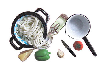 CAR0087 - Spaghetti In Colander with Pan &amp; Access.