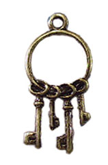 CAR1080 - Brass Keys On Ring