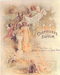 CAR1701 - Baptismal Certificate
