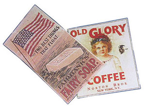 CAR1723 - Old Glory Coffee/Fairy Soap Posters