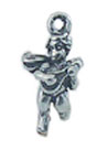 CARC51332 - Cherub with Mandolin Tree Ornament Sterling