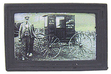 CARF337A - Mail Wagon Framed Picture Repro Print