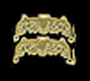 CAT14A - Brass Ornate Purse Clasp 1Set