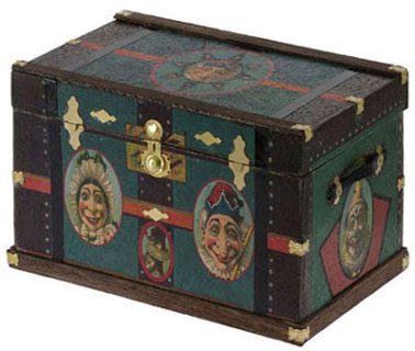 CATCPT118 - Lithograph Wooden Trunk Kit, Punch &amp; Judy