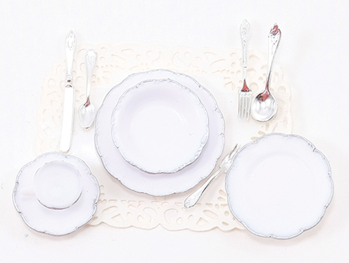 CB098 - One Place Setting-Silver Trim