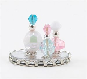 CB112 - Large Perfume Tray With 3 Bottles
