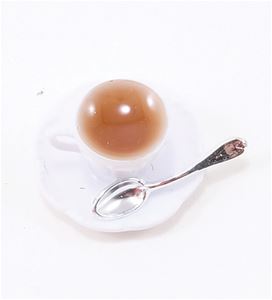 CB172 - Cup Of Coffee On Saucer with Spoon