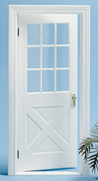 CB2529 - Colonial Crossbuck Door No/Mul