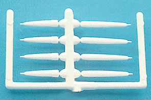 CB2704 - White Candles, 8 Piece