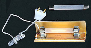 CK1019-2 - Flourette Socket &amp; Cord with 2 Bulb