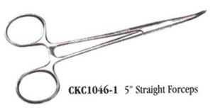 CK1046-1 - 5 Inch Straight Locking Forceps