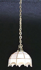 CK3381 - White Tiffany Hanging Lamp