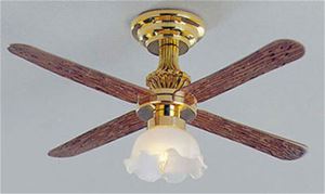 CK3952 - Ceiling Fan with Lg Tulip Shade