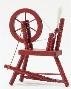 CLA00267 - Spinning Wheel, Mahogany  ()