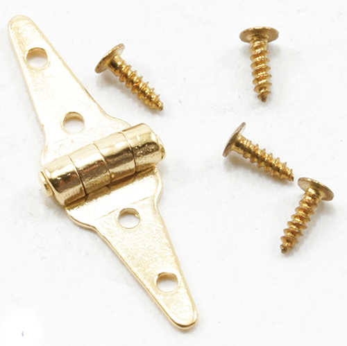 CLA05542 - Triangle Hinges,Brass, 4/Pk