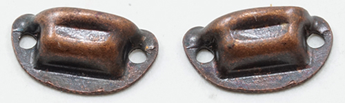 CLA05550 - Victorian Drawer Pulls, Oil Rubbed Bronze, 4/Pk