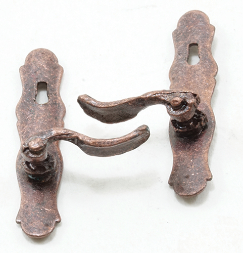 CLA05580 - French Door(Lever) Handles, Bronze, 1/Pr