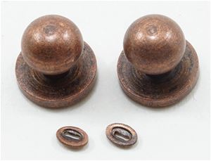 CLA05609 - Door Knob with Keyhole, 4/Pk, Oil Rubbed Bronze