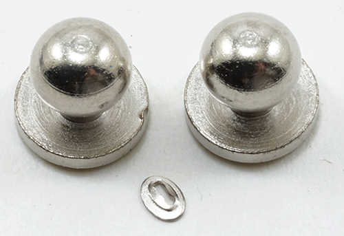 CLA05611 - Door Knob With Keyhole, 4/Pk, Satin Nickel