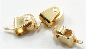 CLA05710 - Casters, 12/Pk, Brass  ()