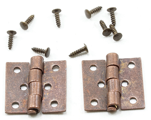 CLA05711 - Butt Hinges with Nails, 4/Pk, Oil Rubbed Bronze  ()
