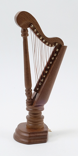 CLA07695 - Harp, Walnut