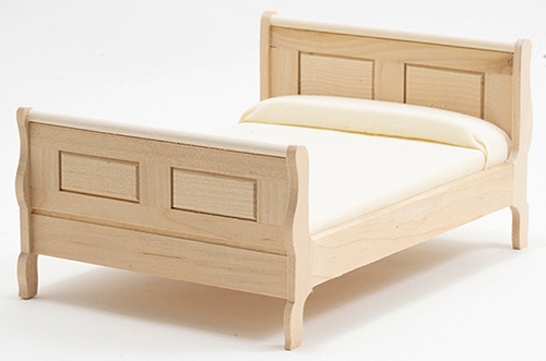 CLA08610 - Sleigh Bed, Unfinished  ()