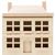 CLA08680 - Doll's Doll House, Unfinished  ()