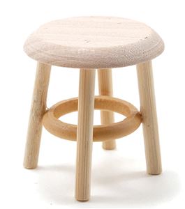 CLA08705 - Stool, Unfinished, 1-1/2 Inch  ()