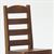CLA10003 - Ladder Back Side Chair, Walnut  ()