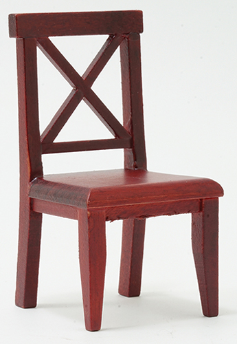 CLA10005 - Cross Buck Chair, Mahogany  ()