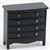 CLA10026 - Chest Of Drawers, Black  ()