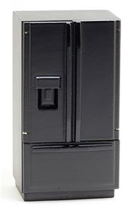 CLA10126 - Modern Refrigerator with Bottom Freezer, Black  ()