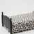 CLA10452 - Single Bed, Black with Brown and White Floral Fabric  ()